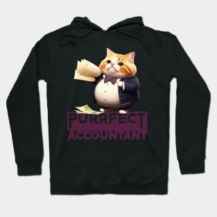 Just a Purrfect Accountant Cat Hoodie